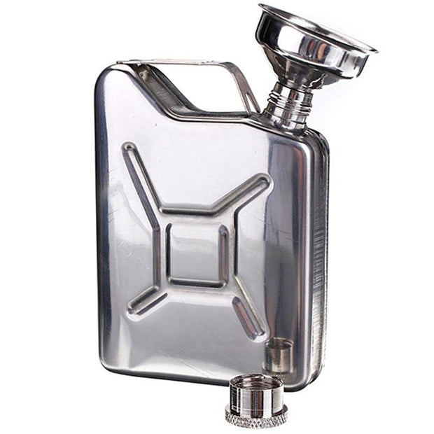 5 oz Hip Flask with Funnel - La Costa Azul Foods Co