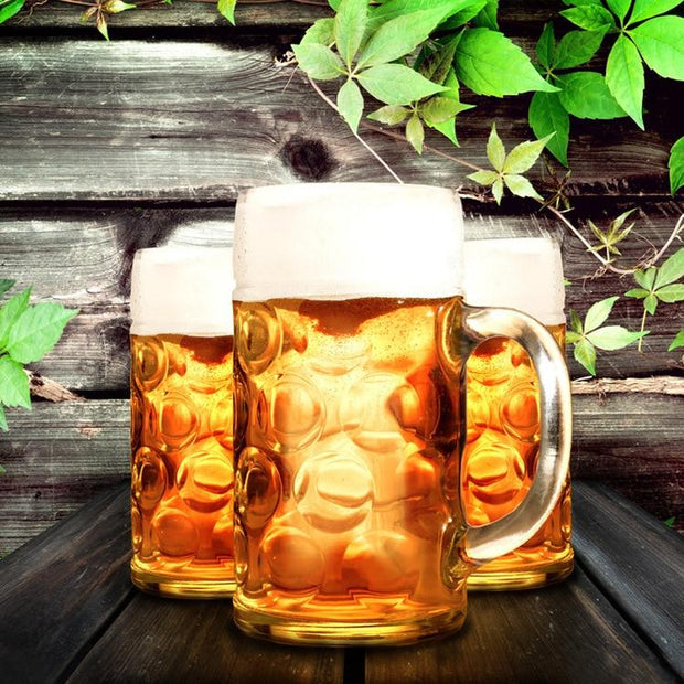 Large Beer Glass Mug Thick Crystal Glasses - La Costa Azul Foods Co