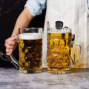 Large Beer Glass Mug Thick Crystal Glasses - La Costa Azul Foods Co