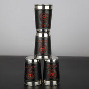 Steel Wine Cups With PU Leather - La Costa Azul Foods Co