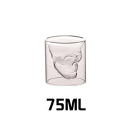 Mug Double-layered Transparent Crystal Skull Head - La Costa Azul Foods Co