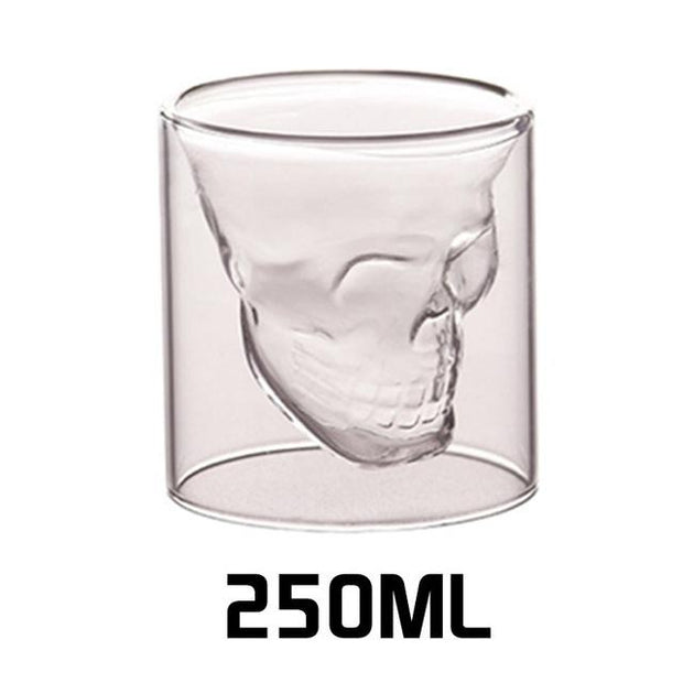 Mug Double-layered Transparent Crystal Skull Head - La Costa Azul Foods Co