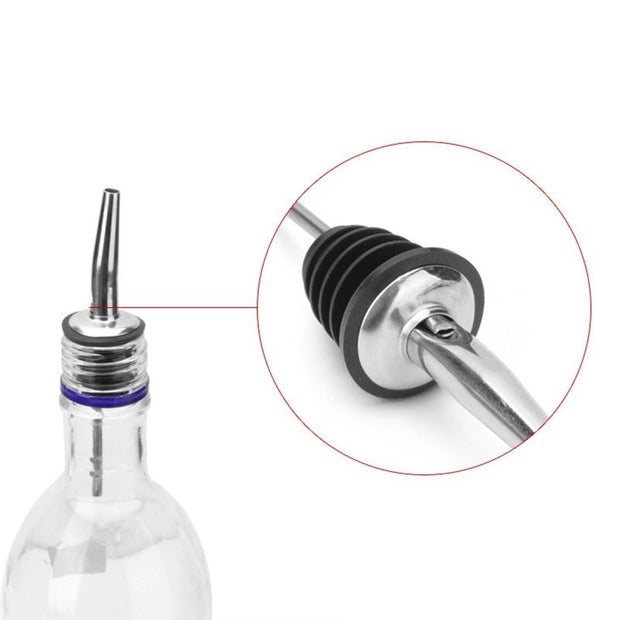 STAINLESS STEEL WINE BOTTLE STOPPER - La Costa Azul Foods Co